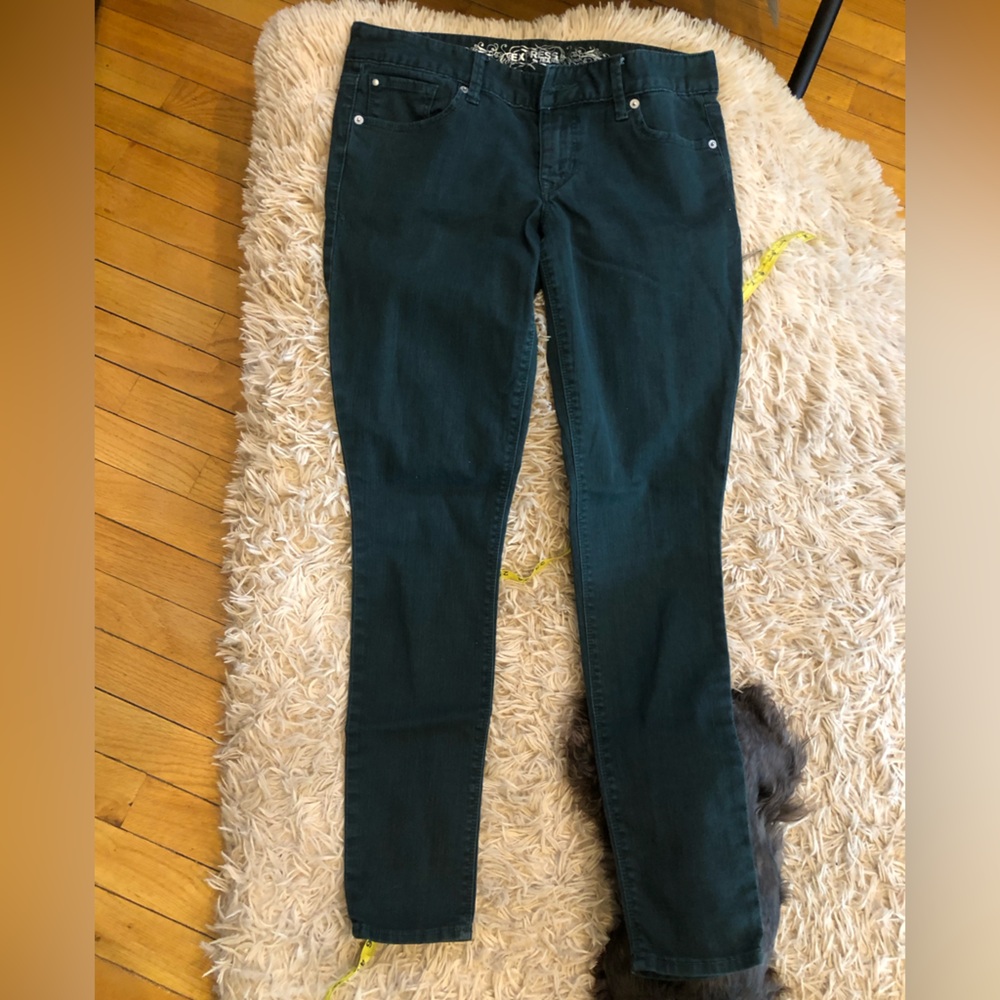 Forest Green jeans from Express